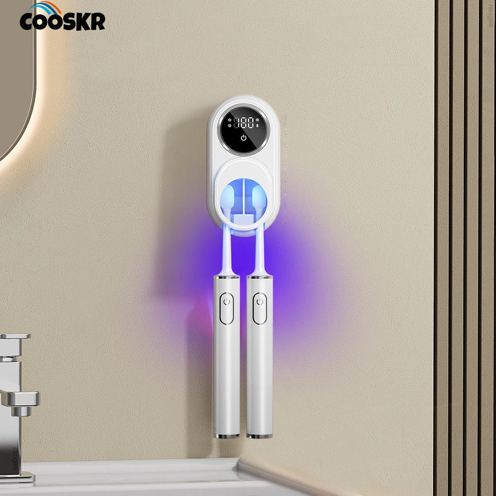 Portable UV Toothbrush Holder